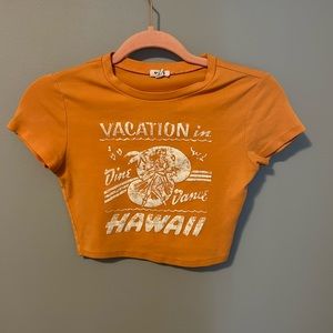 Small GARAGE crop top